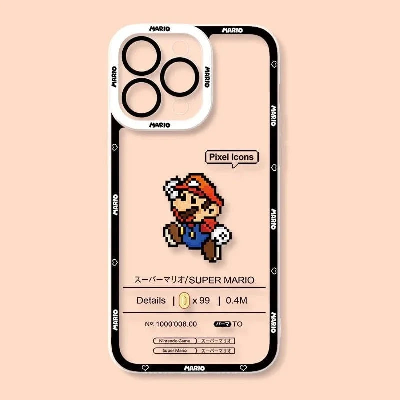 Coque iPhone Mario - Rétro Gaming