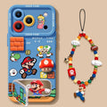 Mario Blocks Phone Case Fun Building Block Cover for iPhone 17 / Pro / Max